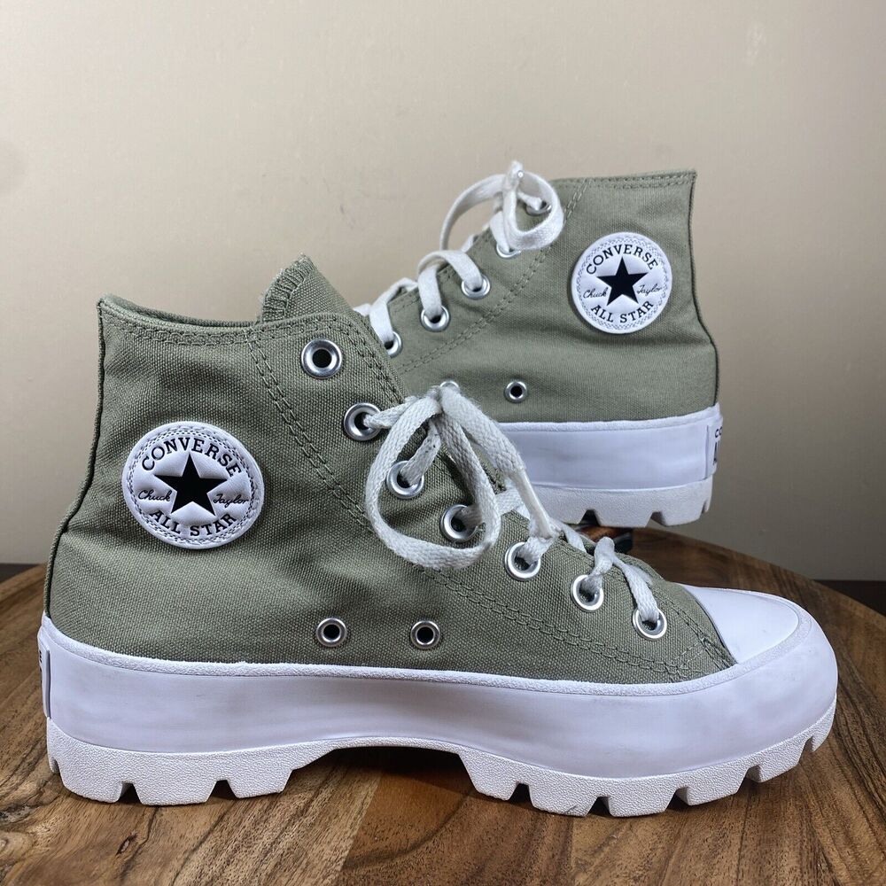 Womens Converse Chuck Taylor All Star Lugged High-Top Sneaker - Green